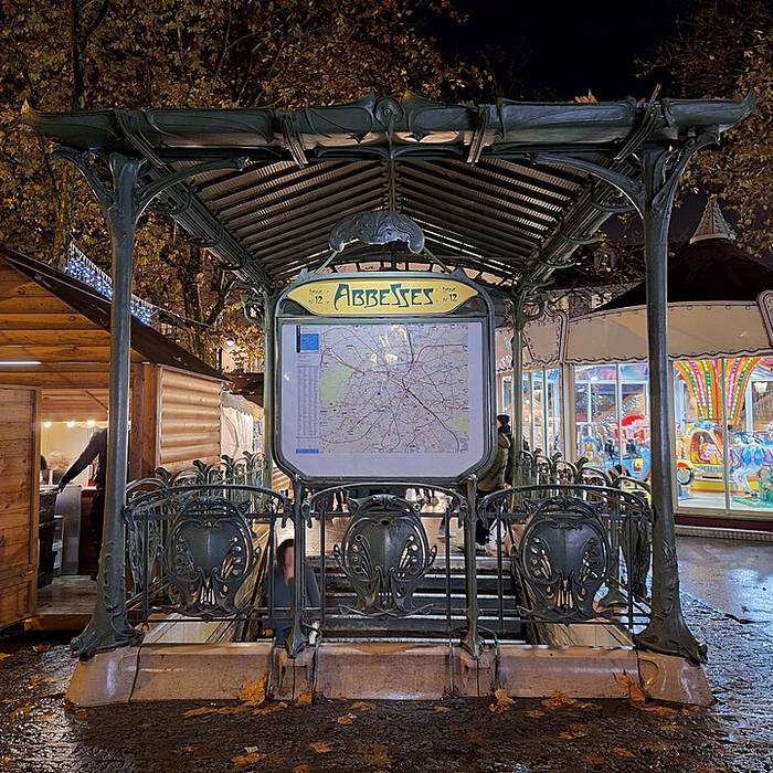 Photo de Édicule Guimard de la station Abbesses - Paris 18ème