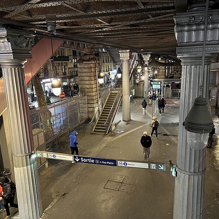 Photo de Édicule Guimard de la station Barbès-Rochechouart - Paris 18ème