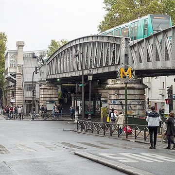 Édicule Guimard de la station Barbès-Rochechouart - Paris 18ème