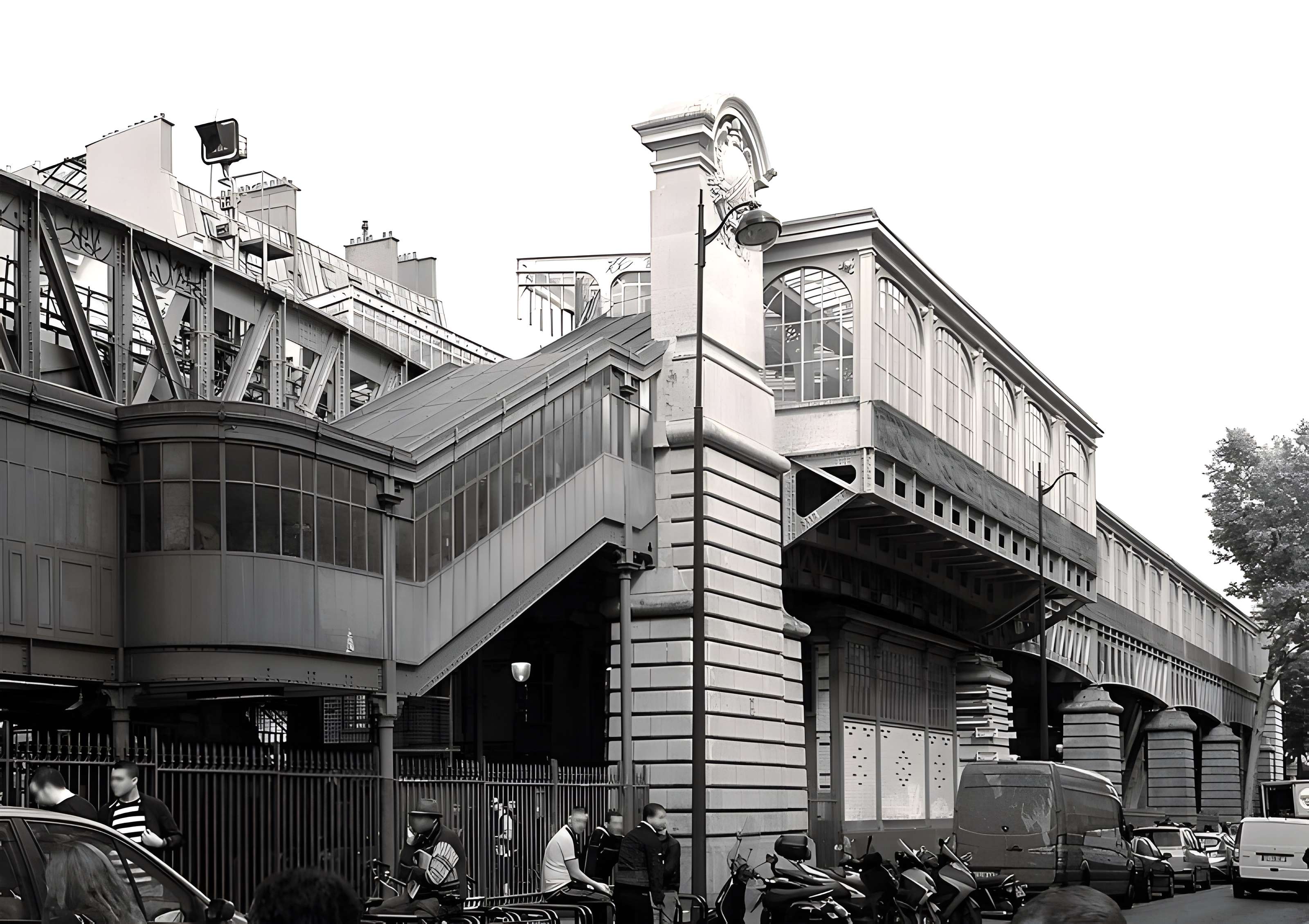Édicule Guimard de la station Barbès-Rochechouart - Paris 18ème