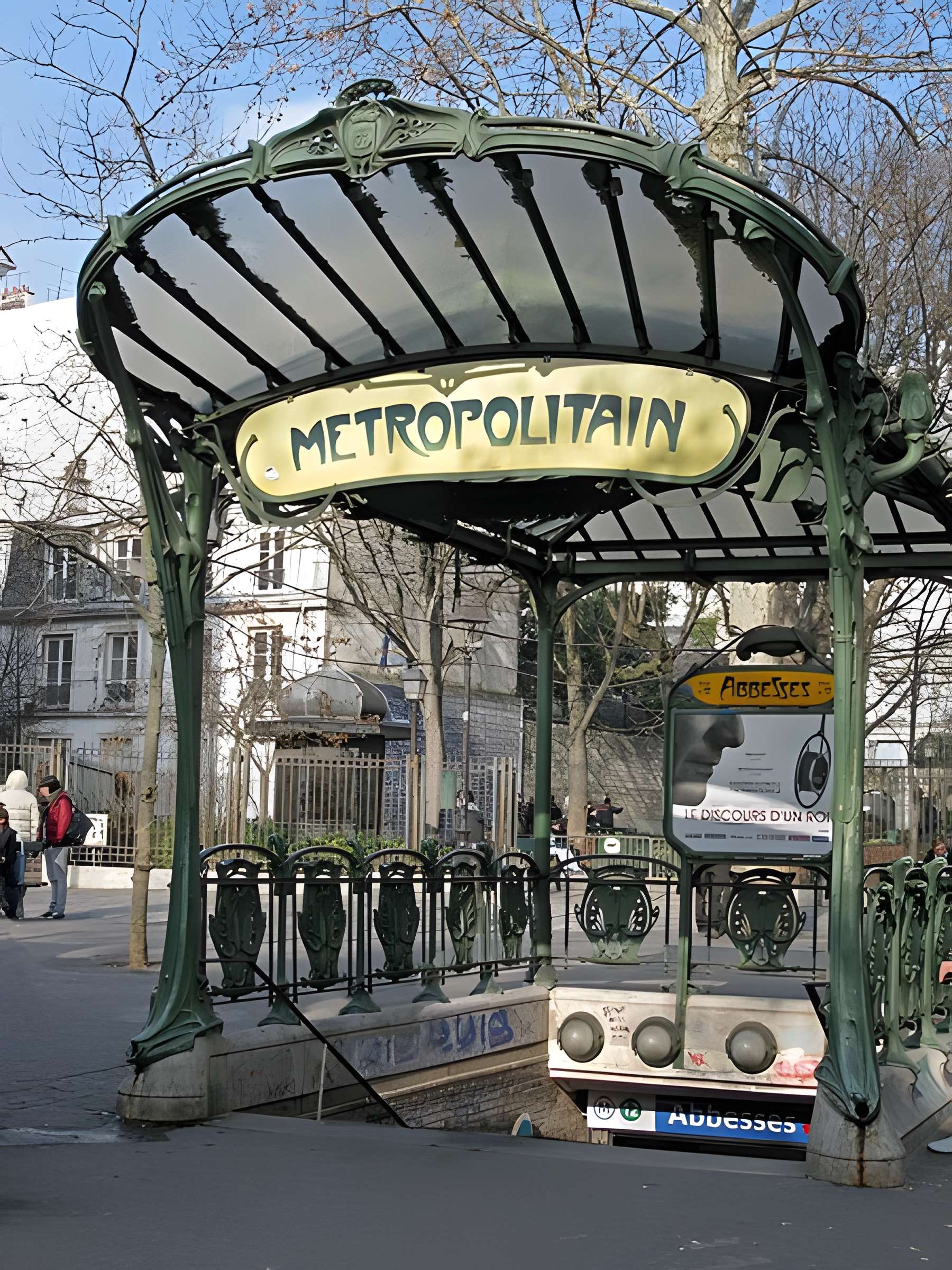 Édicule Guimard de la station Place de Clichy - Paris 18ème