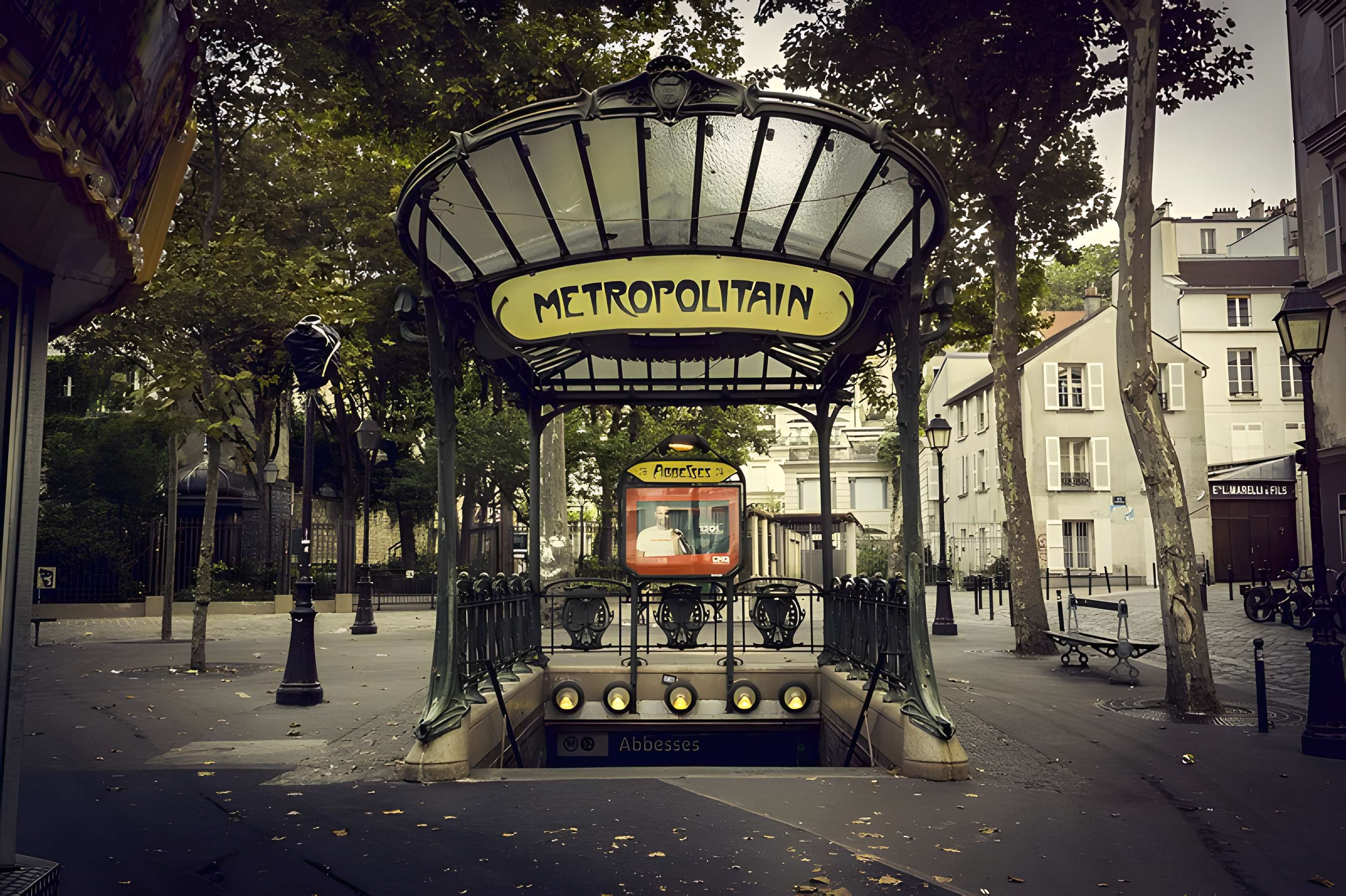 Édicule Guimard de la station Place de Clichy - Paris 18ème