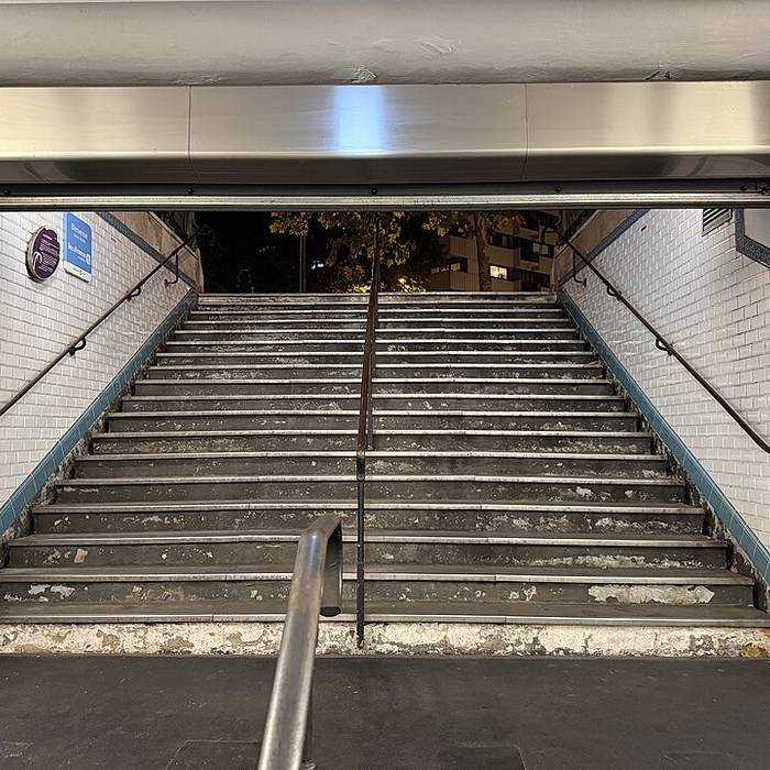 Photo de Édicule Guimard de la station Botzaris - Paris 19ème