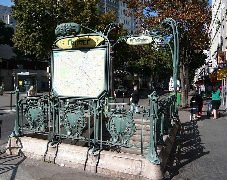 Photo de Édicule Guimard de la station Crimée - Paris 19ème