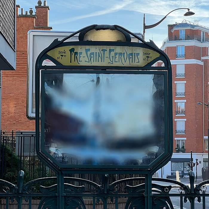 Photo de Édicule Guimard de la station Pré Saint-Gervais - Paris 19ème