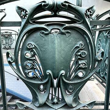 Édicule Guimard de la station Pré Saint-Gervais - Paris 19ème