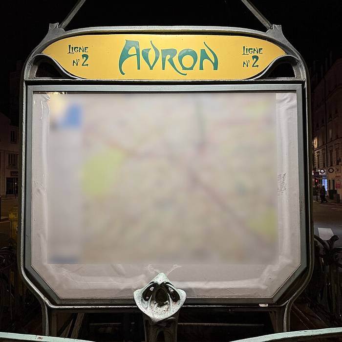 Photo de Édicule Guimard de la station Avron - Paris 20ème