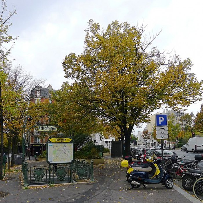 Photo de Édicule Guimard de la station Gambetta - Paris 20ème
