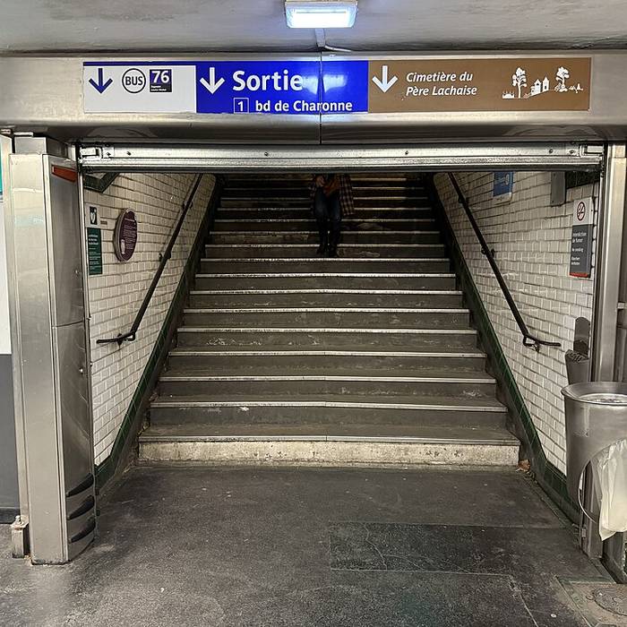 Photo de Édicule Guimard de la station Philippe Auguste - Paris 20ème