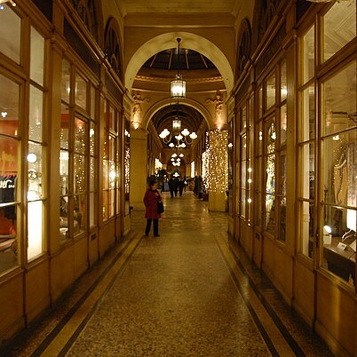 Photo de Galerie Vivienne, anciennement appelée galerie Marchoux
