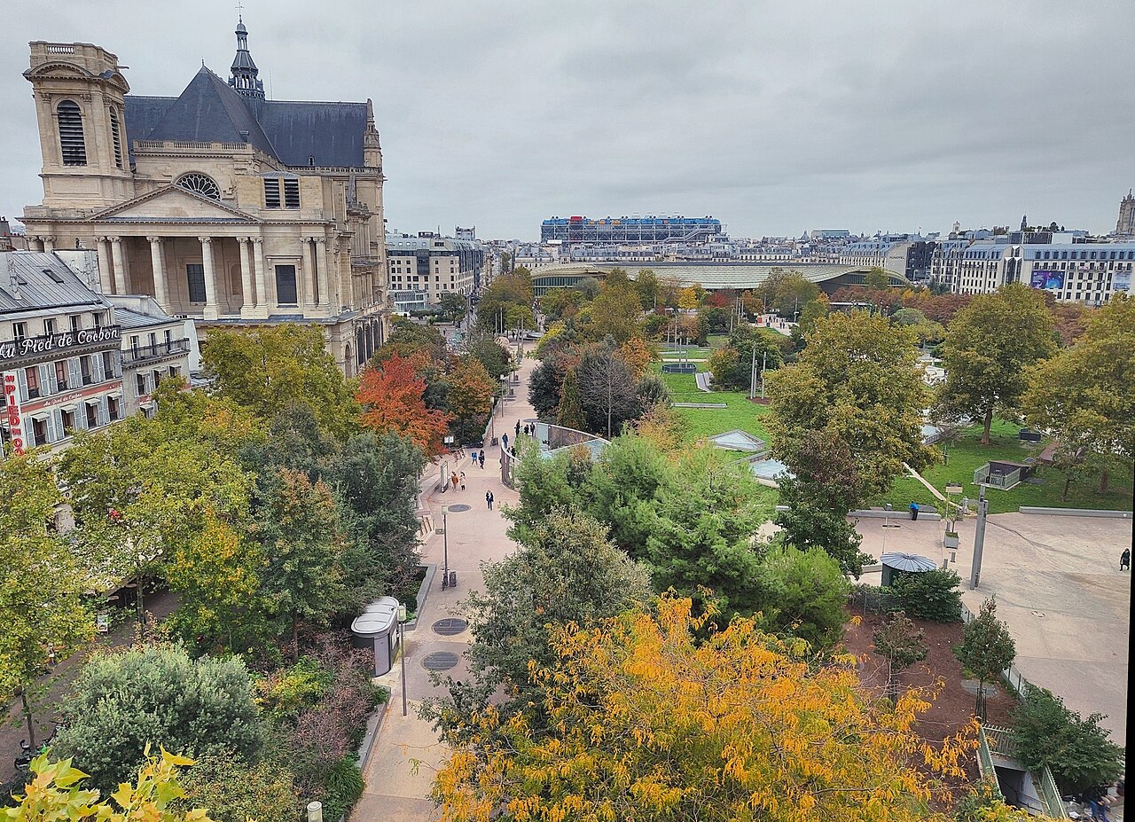 Jardin des Halles (Jardin Nelson-Mandela) - Paris 1er