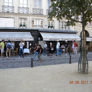 Place Dauphine : le sol