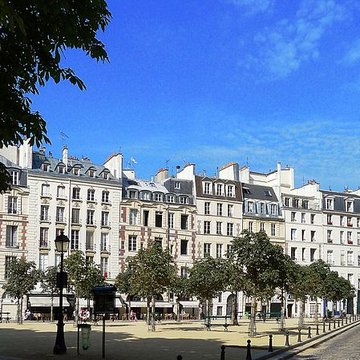 Place Dauphine : le sol