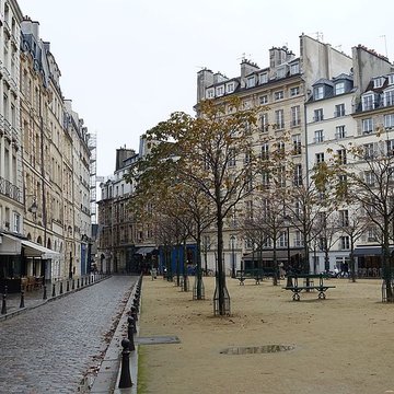 Place Dauphine : le sol