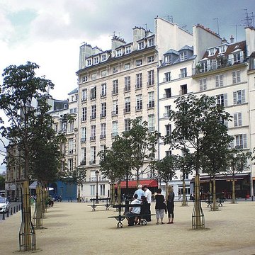 Place Dauphine : le sol