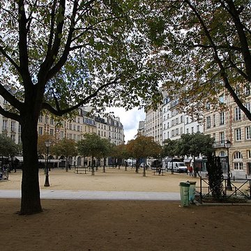 Place Dauphine : le sol
