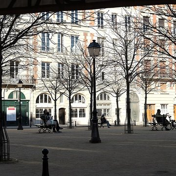 Place Dauphine : le sol