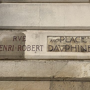 Place Dauphine : le sol