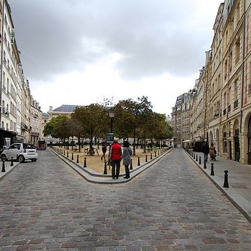 Place Dauphine : le sol