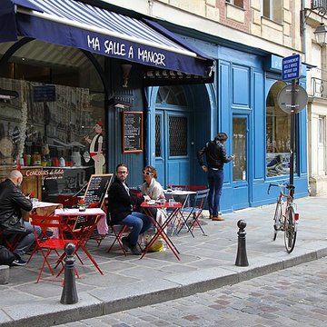 Place Dauphine : le sol