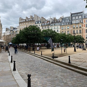 Place Dauphine : le sol
