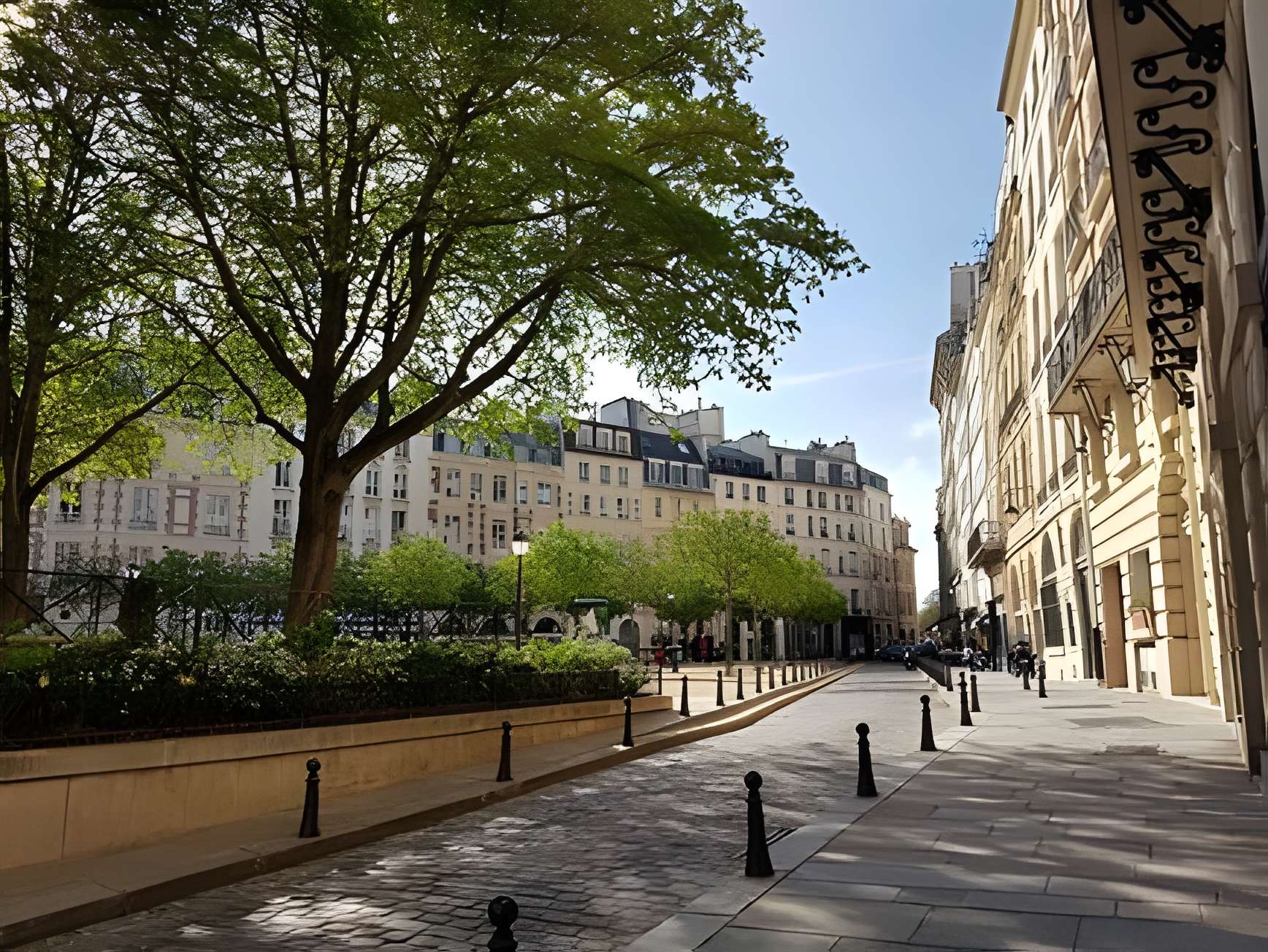 Place Dauphine à Paris 