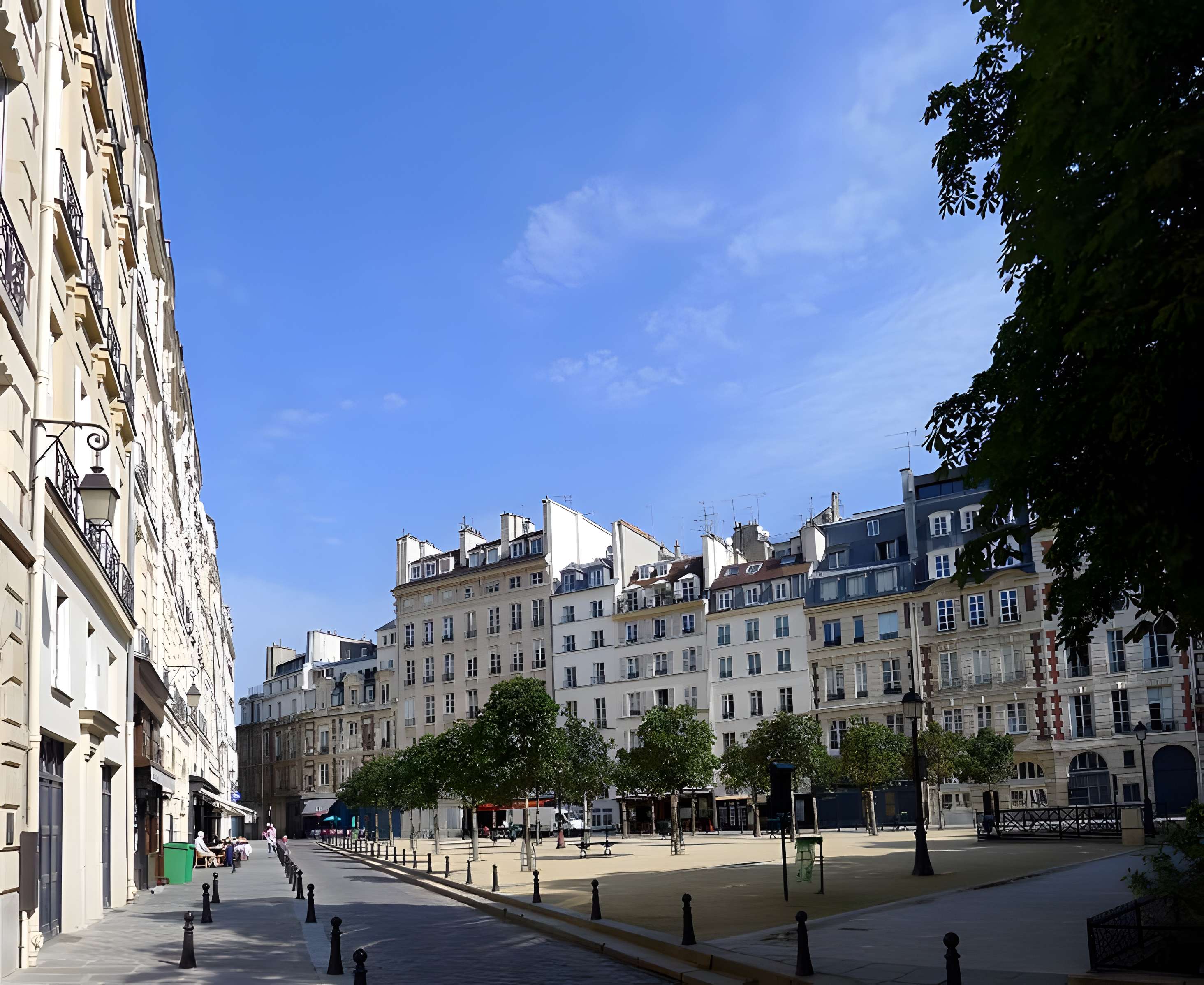 Place Dauphine : le sol