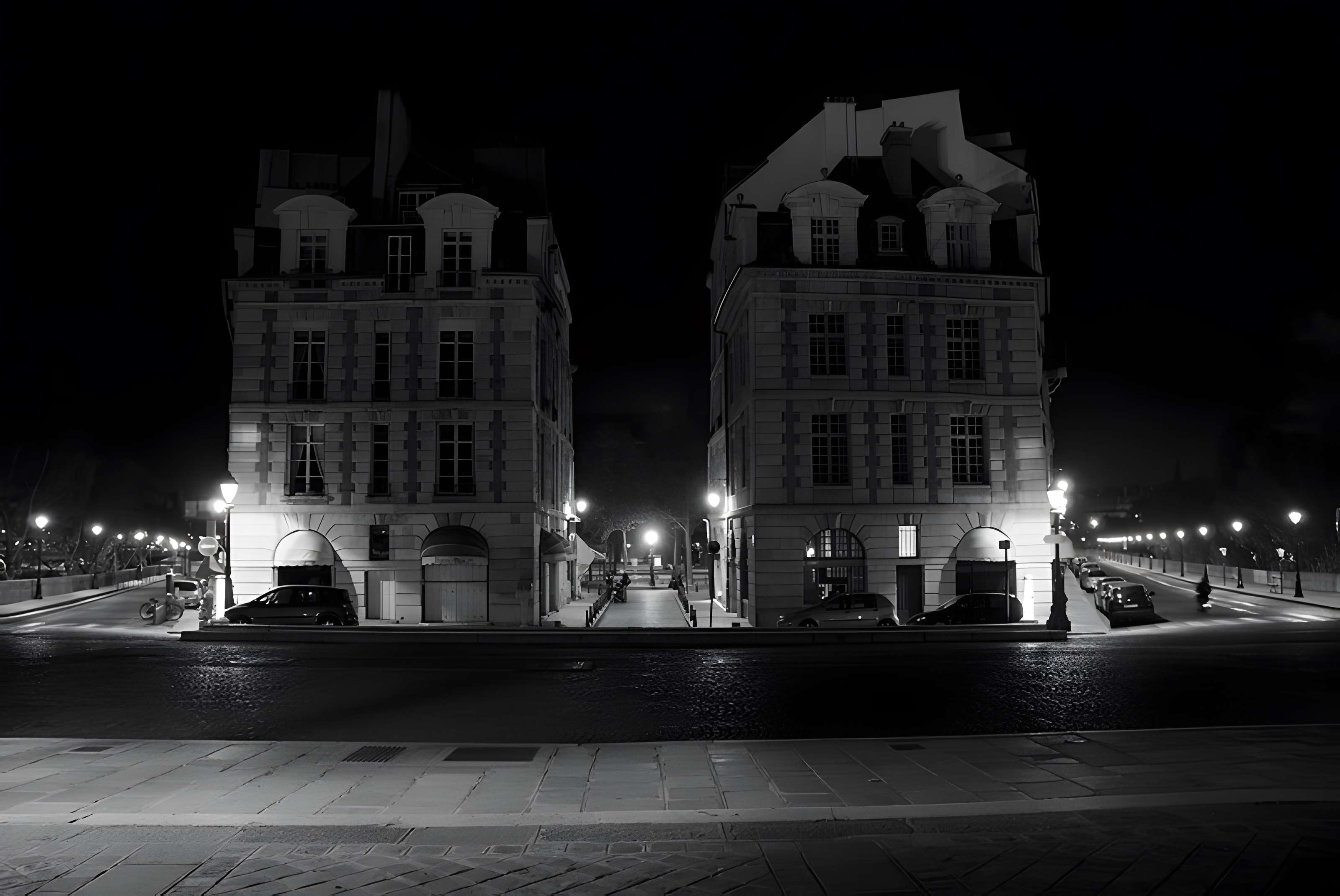 Place Dauphine : le sol