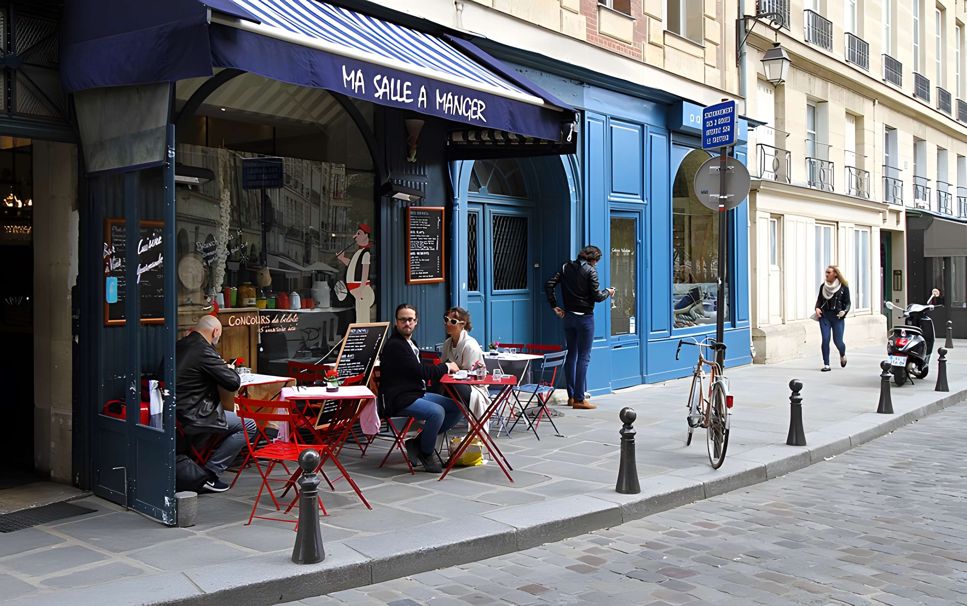 Place Dauphine : le sol