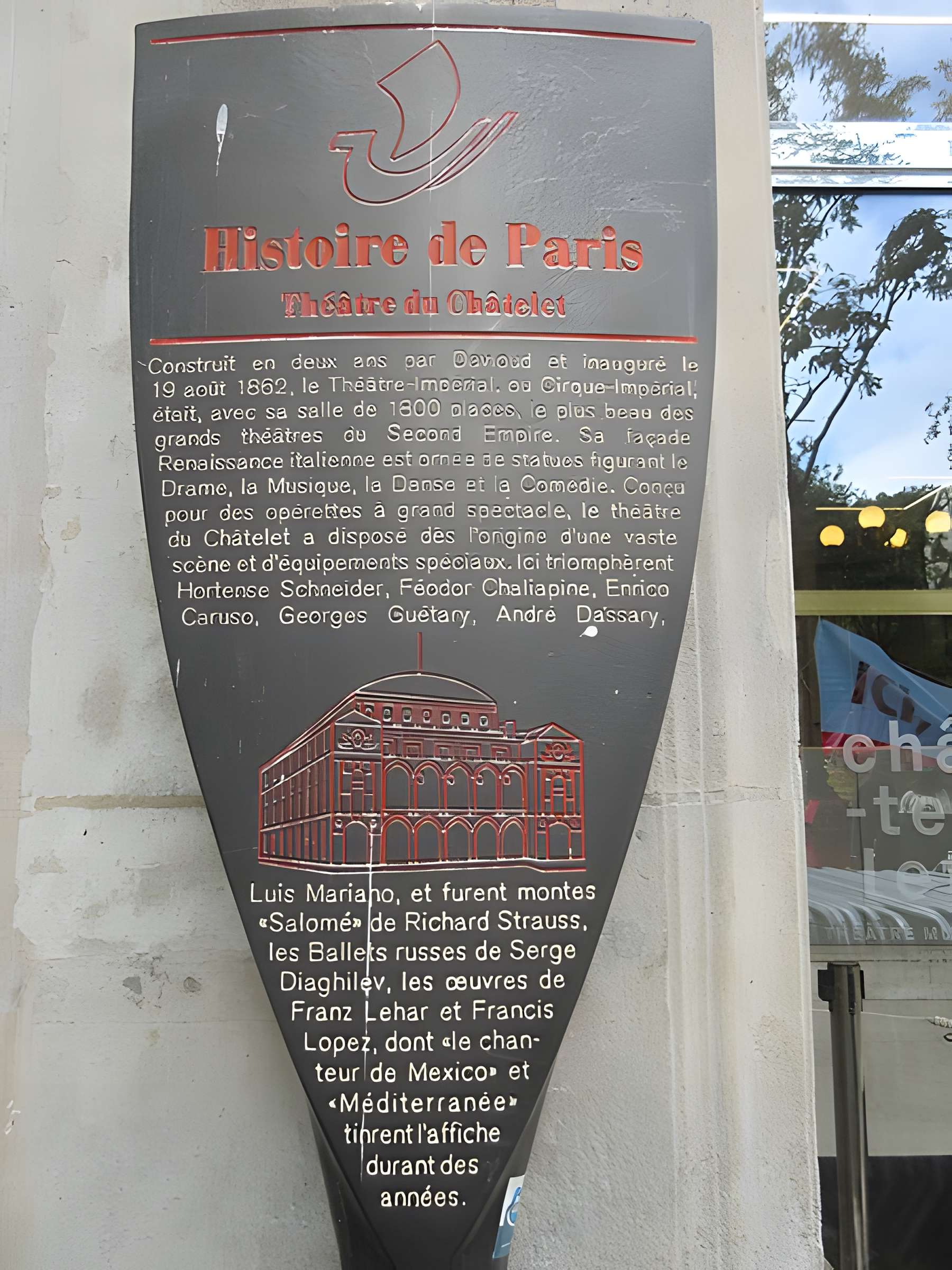 Théâtre du Châtelet à Paris