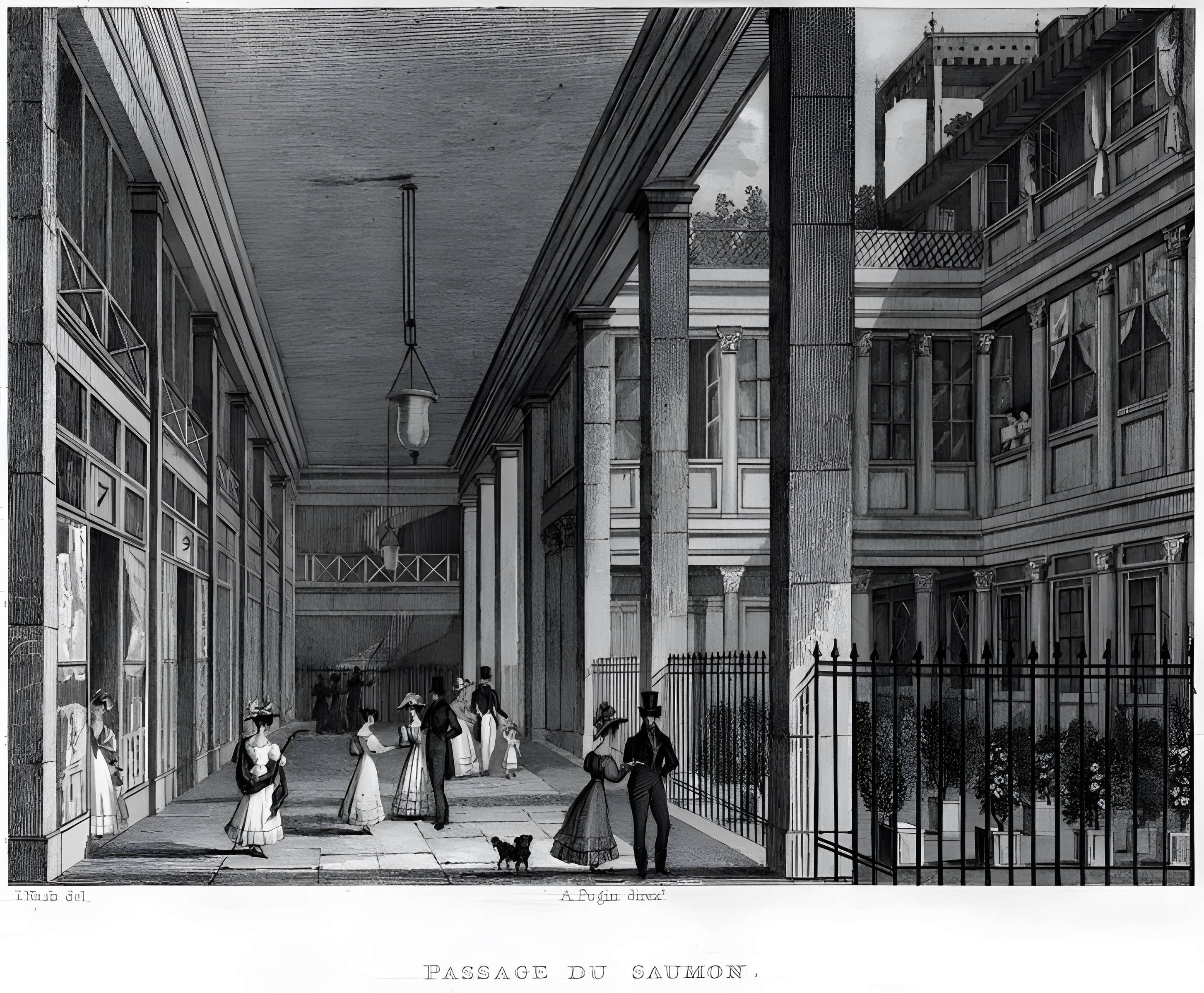 Vestiges du Passage du Saumon, actuel Passage Ben Aïad