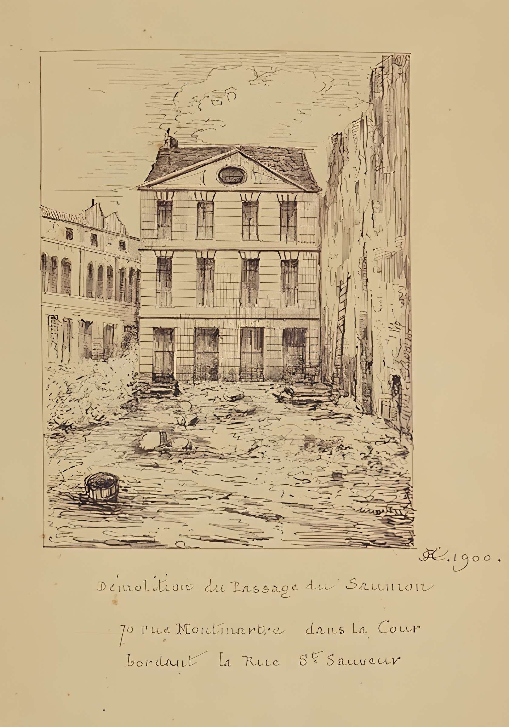 Vestiges du Passage du Saumon, actuel Passage Ben Aïad