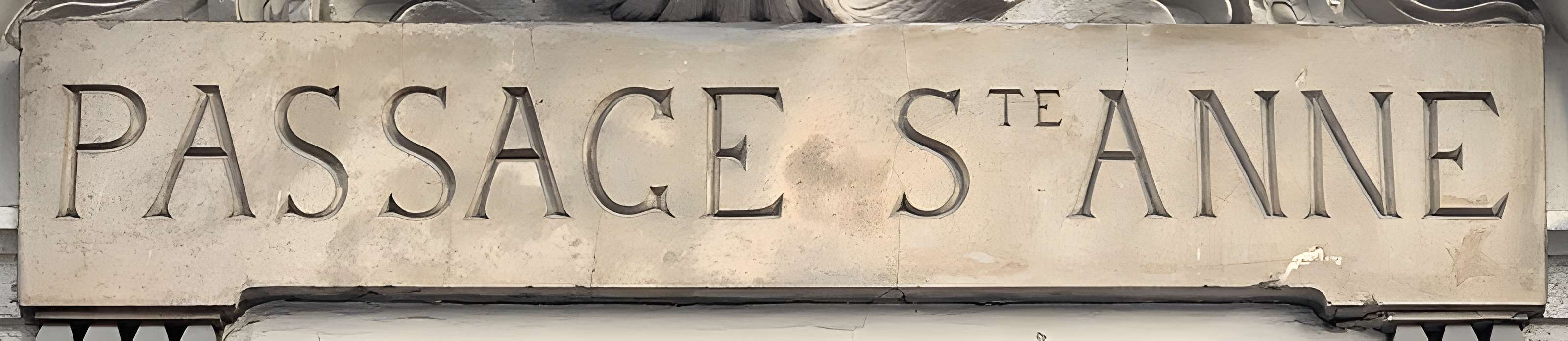 Passage Choiseul et passage Sainte-Anne