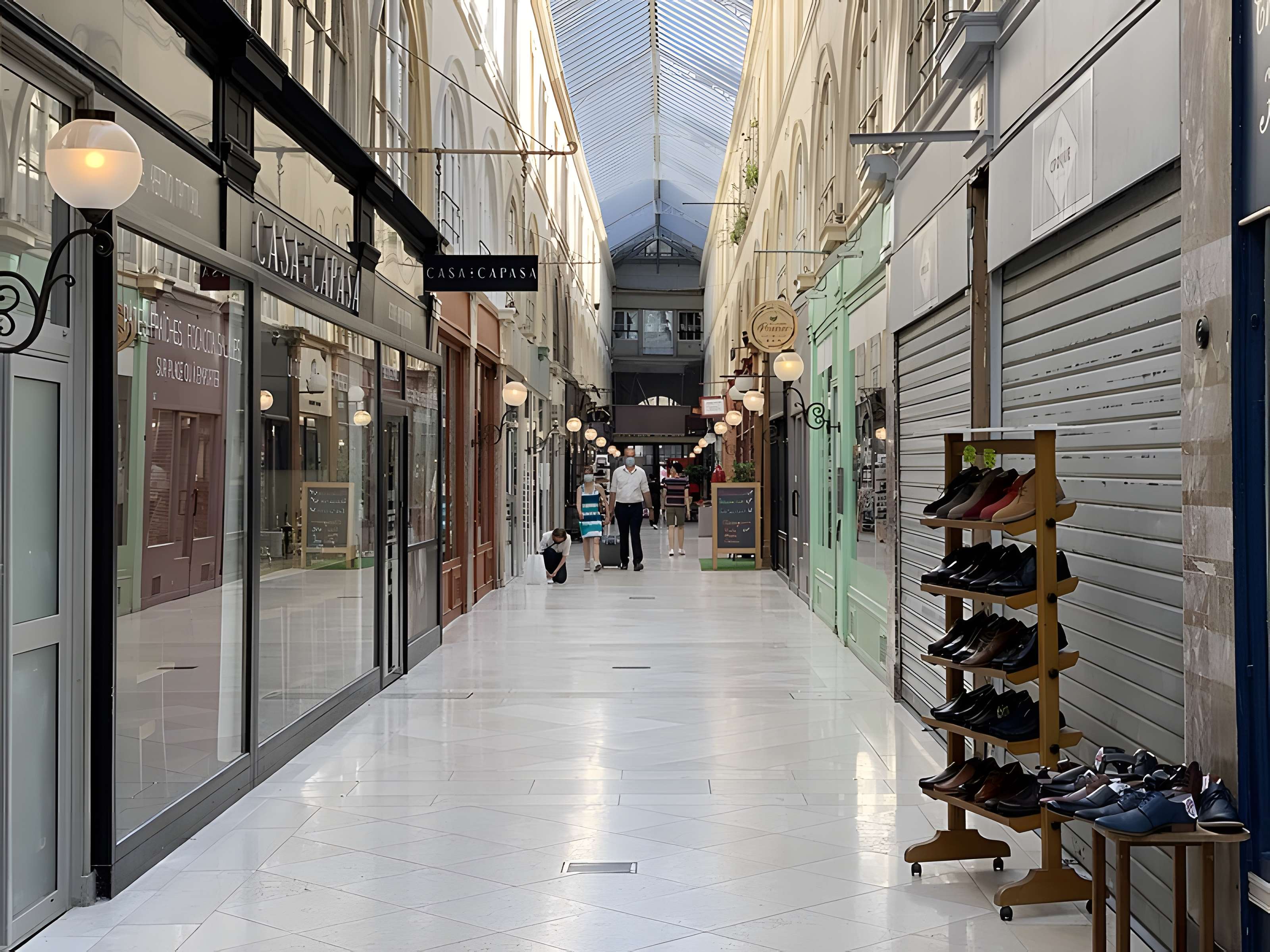 Passage Choiseul et passage Sainte-Anne