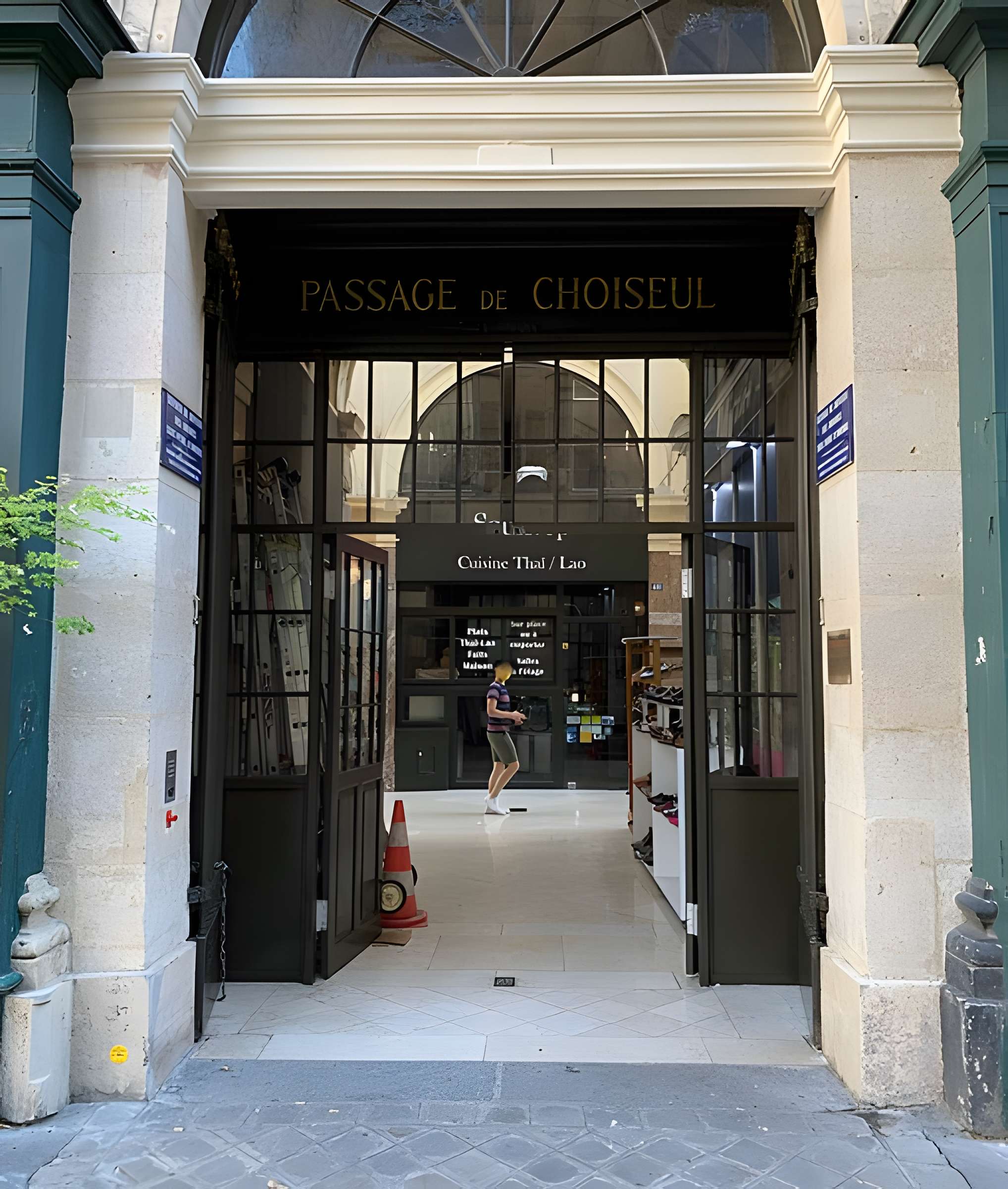 Passage Choiseul et passage Sainte-Anne