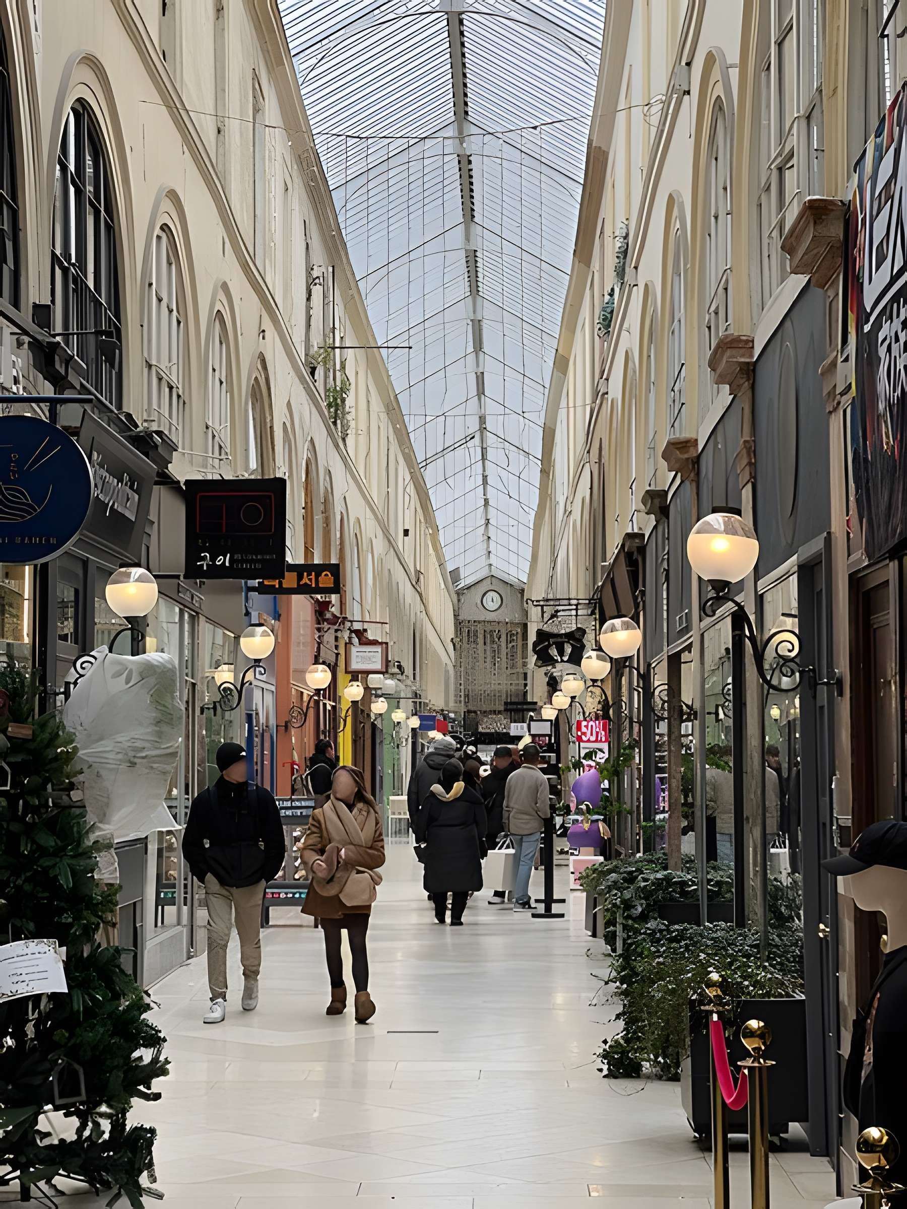 Passage Choiseul et passage Sainte-Anne