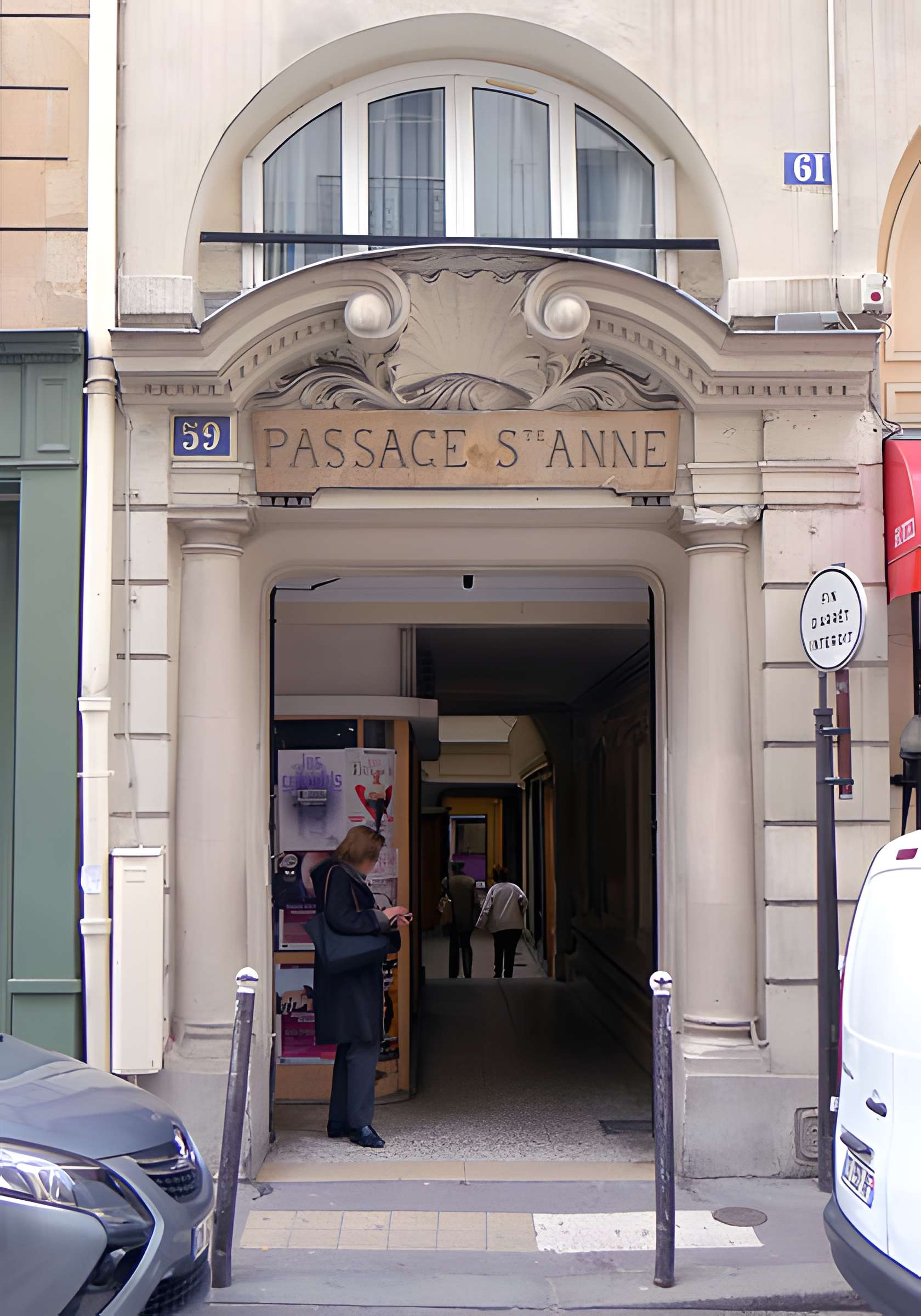 Passage Choiseul et passage Sainte-Anne