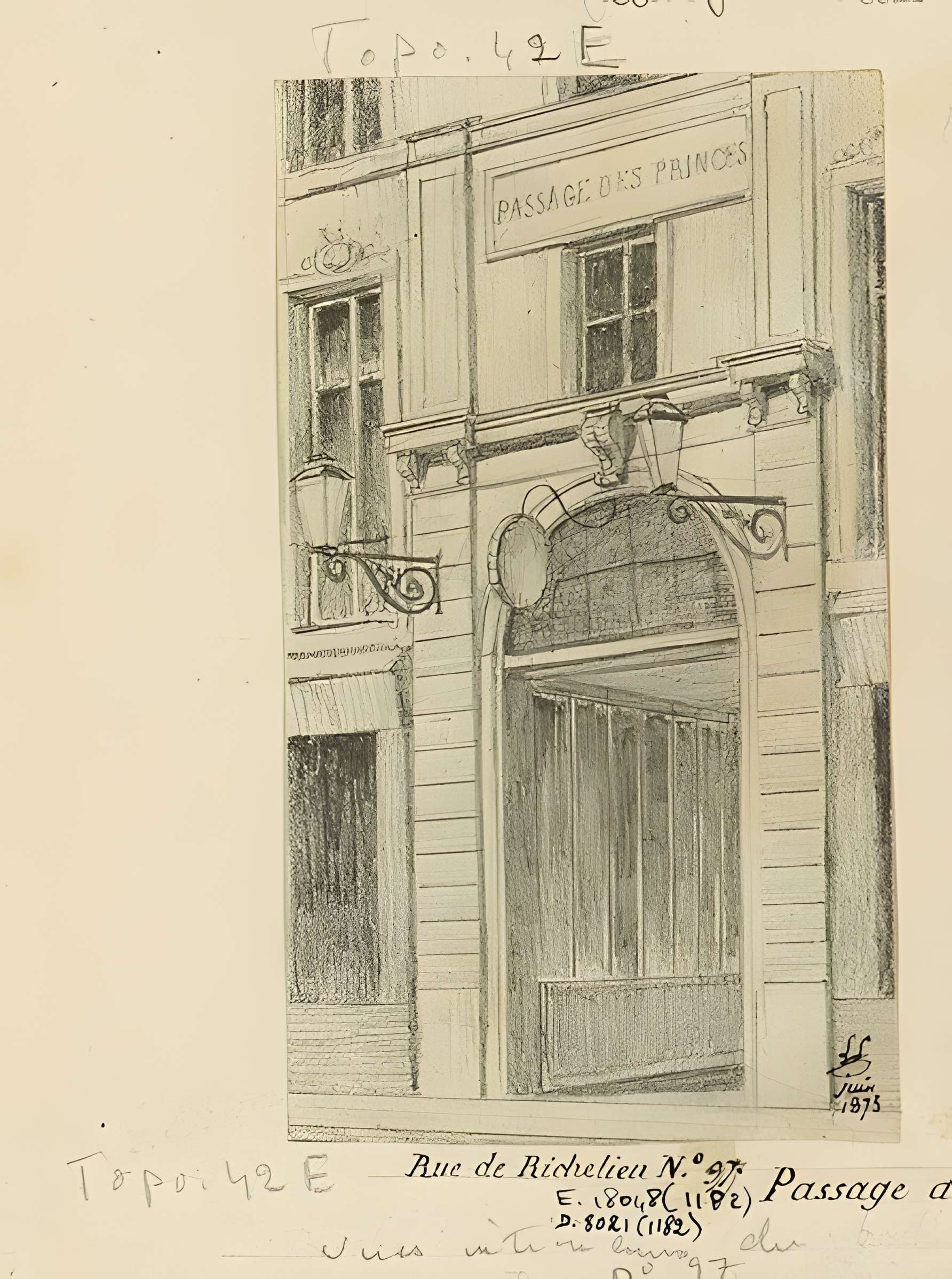 Passage des Princes (n° 7 à 17, 23, 25)