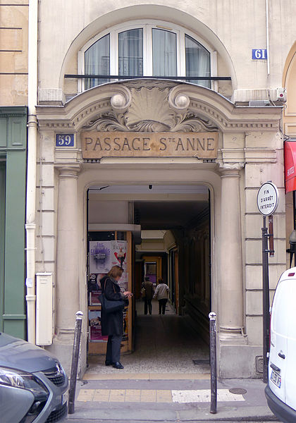 Passage Sainte-Anne - Paris 2ème