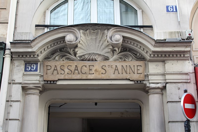 Passage Sainte-Anne - Paris 2ème