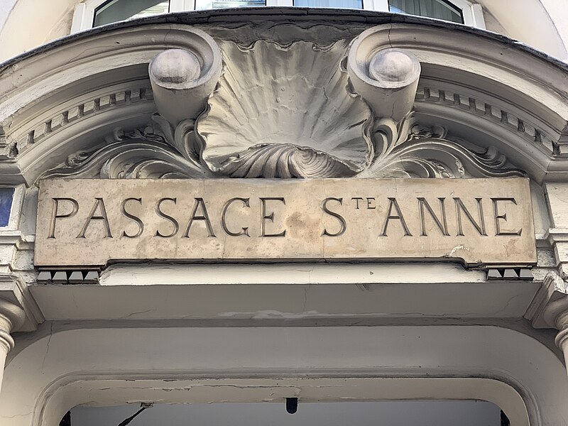 Passage Sainte-Anne - Paris 2ème