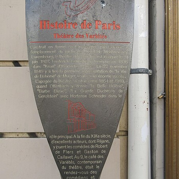 Photo de Théâtre des Variétés à Paris