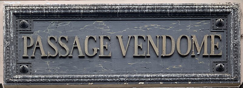Passage Vendôme - Paris 3éme