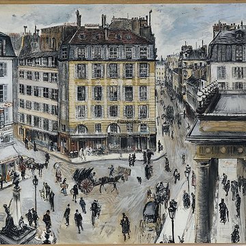 Place de lOdéon : le sol