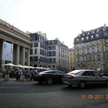 Place de lOdéon : le sol