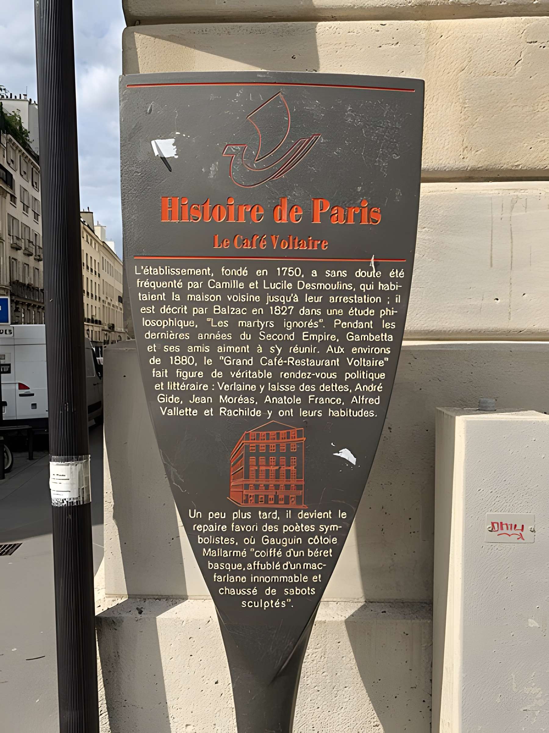 Place de l'Odéon : le sol