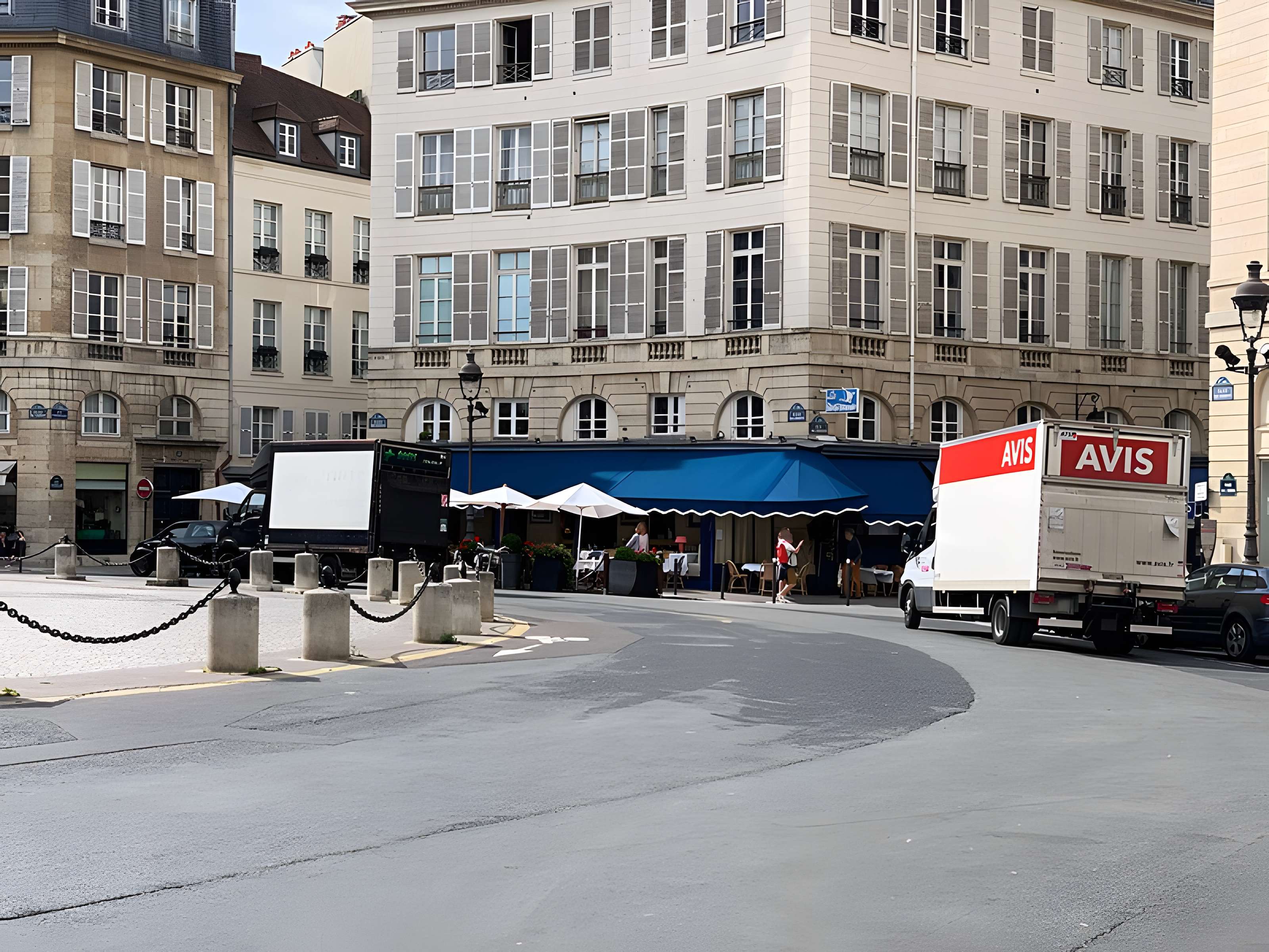 Place de l'Odéon : le sol