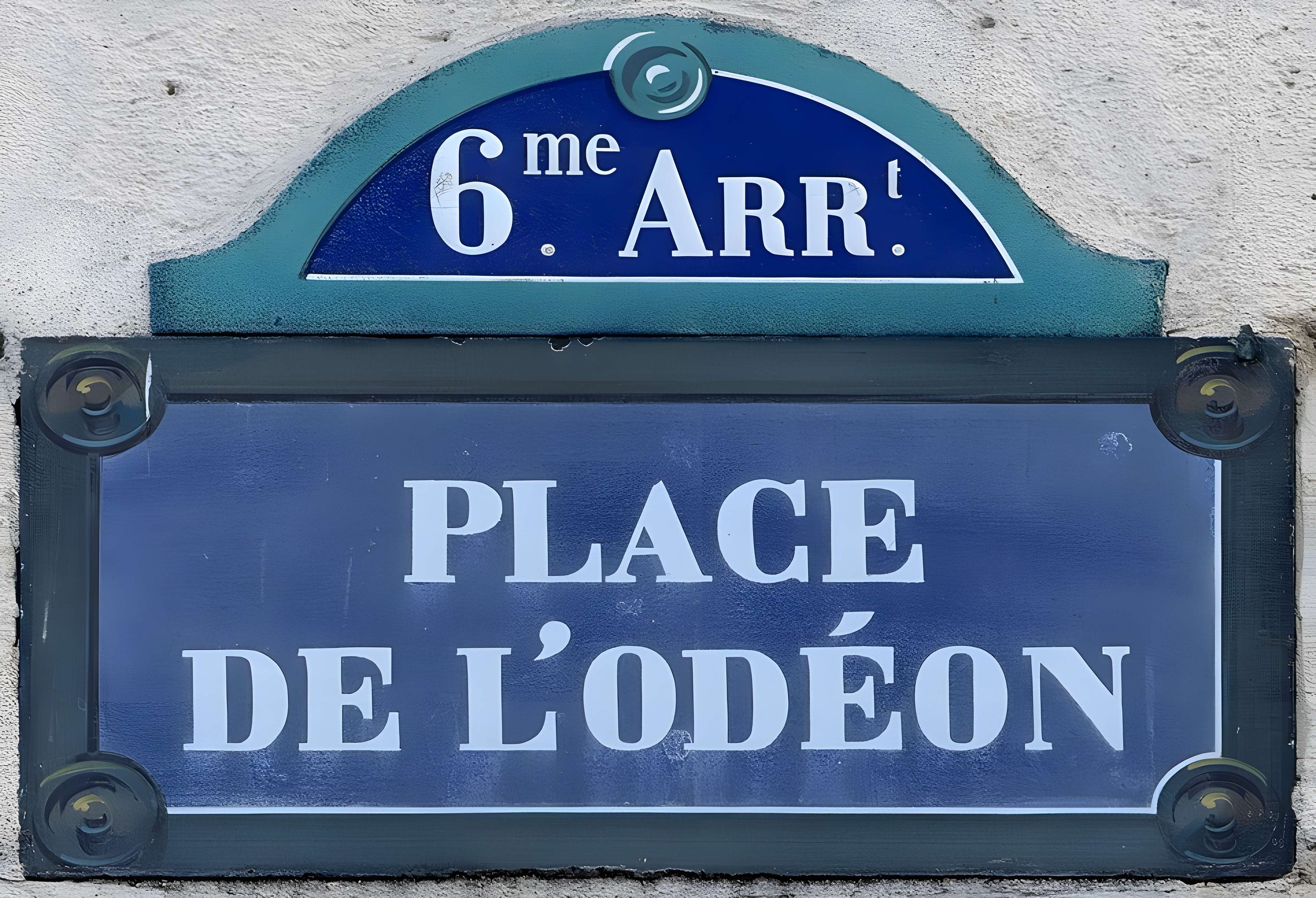 Place de l'Odéon : le sol