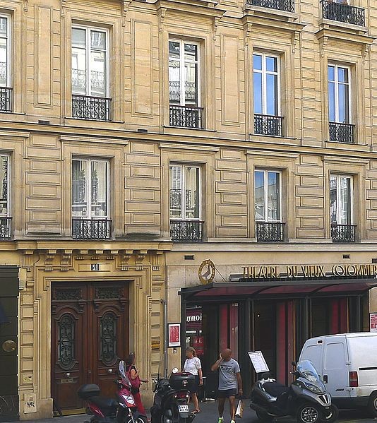 Théâtre du VieuxColombier à Paris Musée du Patrimoine de France Théâtre du VieuxColombier à Paris Musée du Patrimoine de France