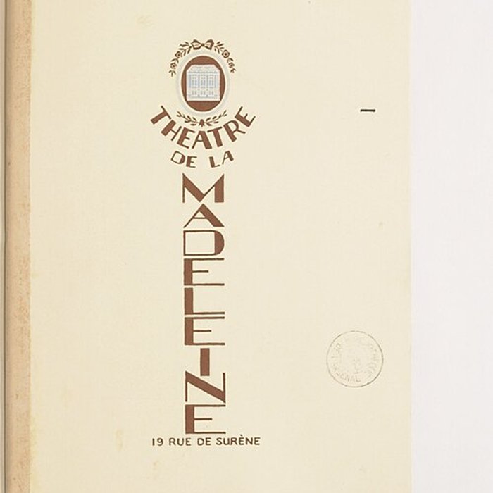 Photo de Théâtre de la Madeleine - Paris 8ème